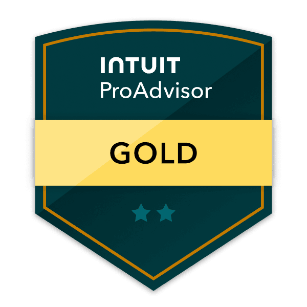 Intuit Gold ProAdvisor certification badge